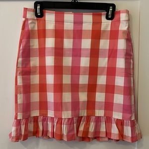 J.Crew Gingham Skirt